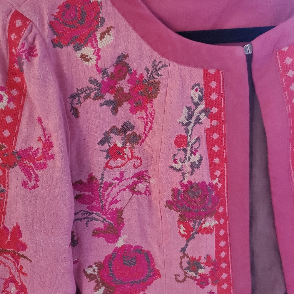 Anthropologie Embroidered Jacket by blank London